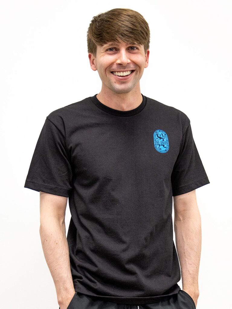 One Union Unisex Short Sleeve T-shirt - Blue Front