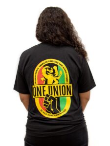 Black Core Committee Unisex T-shirt (Black) - Back