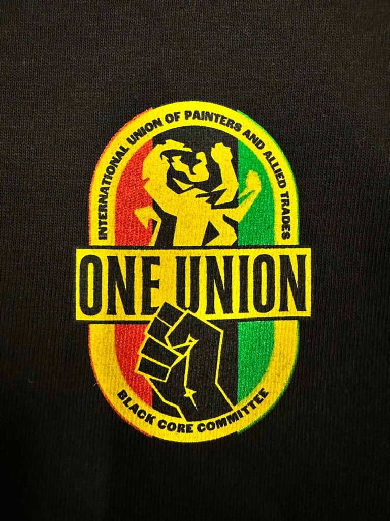 Black Core Committee Unisex T-shirt (Black) - Front Logo